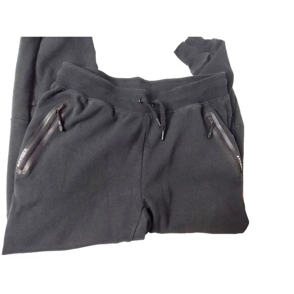Spyder Active Mens Large Black Jogger Pants Stretch Comfort Zip Pockets Athletic - Picture 8 of 14